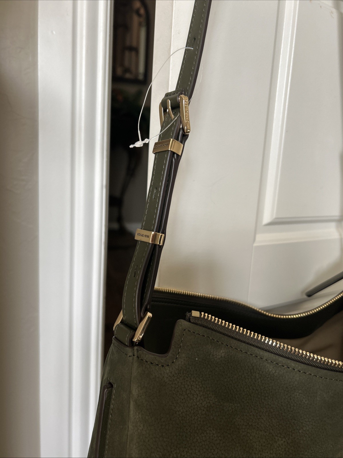 MICHAEL Michael Nolita Medium Nubuck Shoulder Bag