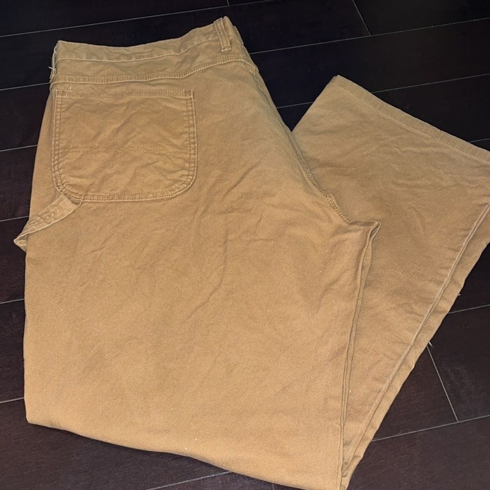 Dickies Men’s Relaxed Fit 7-Pocket Duck Jean Pants 100% Cotton Carpenter Brown
