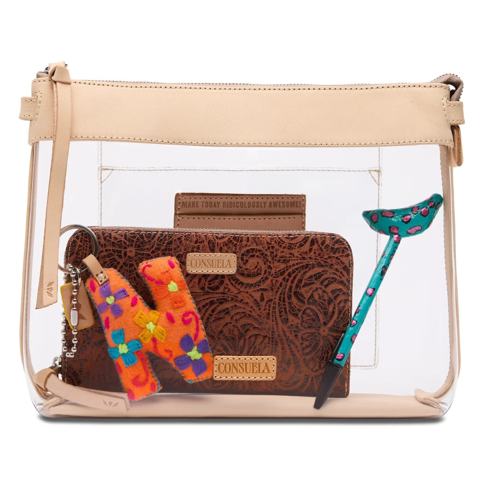 CONSUELA Clear Diego Downtown Crossbody MSRP $235🔥NEW🔥