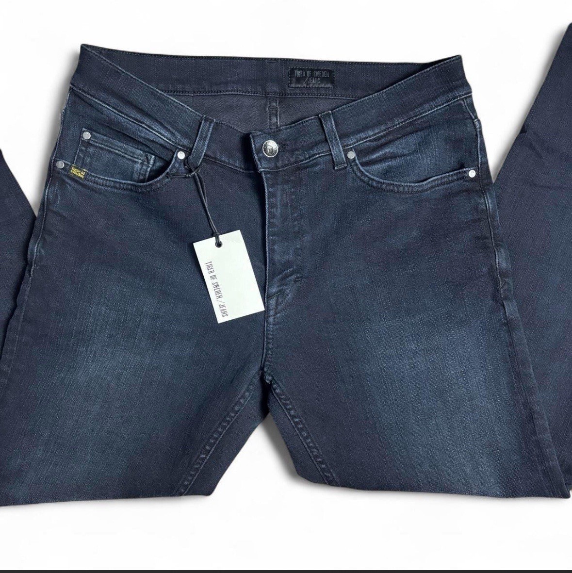 Tiger of Sweden Men’s Slim Skinny Dark Wash Blue Denim Jeans Size 34