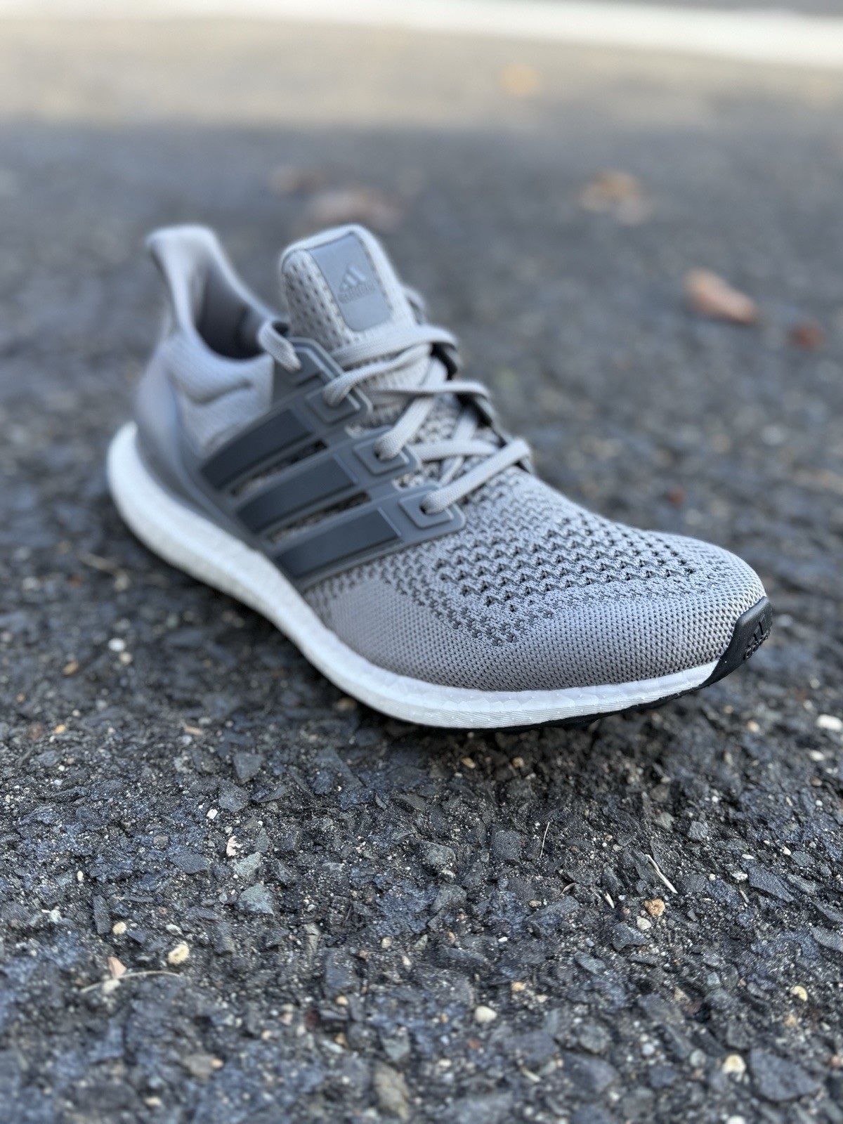 Adidas Ultraboost 1.0 Wolf Grey/White Running Shoes Mens Size HQ4200 G