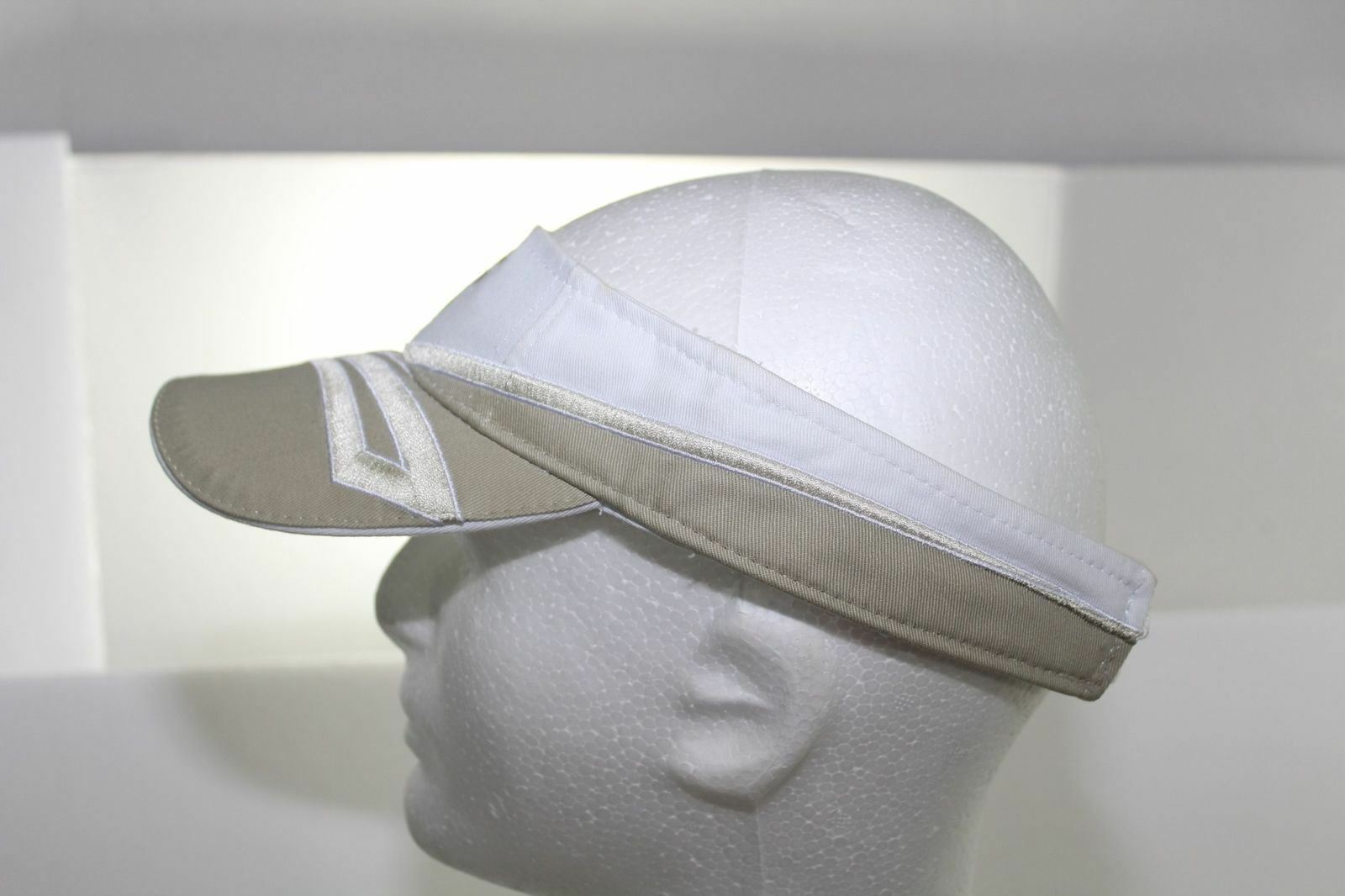 Homestead Miami Speedway 1 Sz White Visor Cap ISC Motor Sports NASCAR Racing Hat