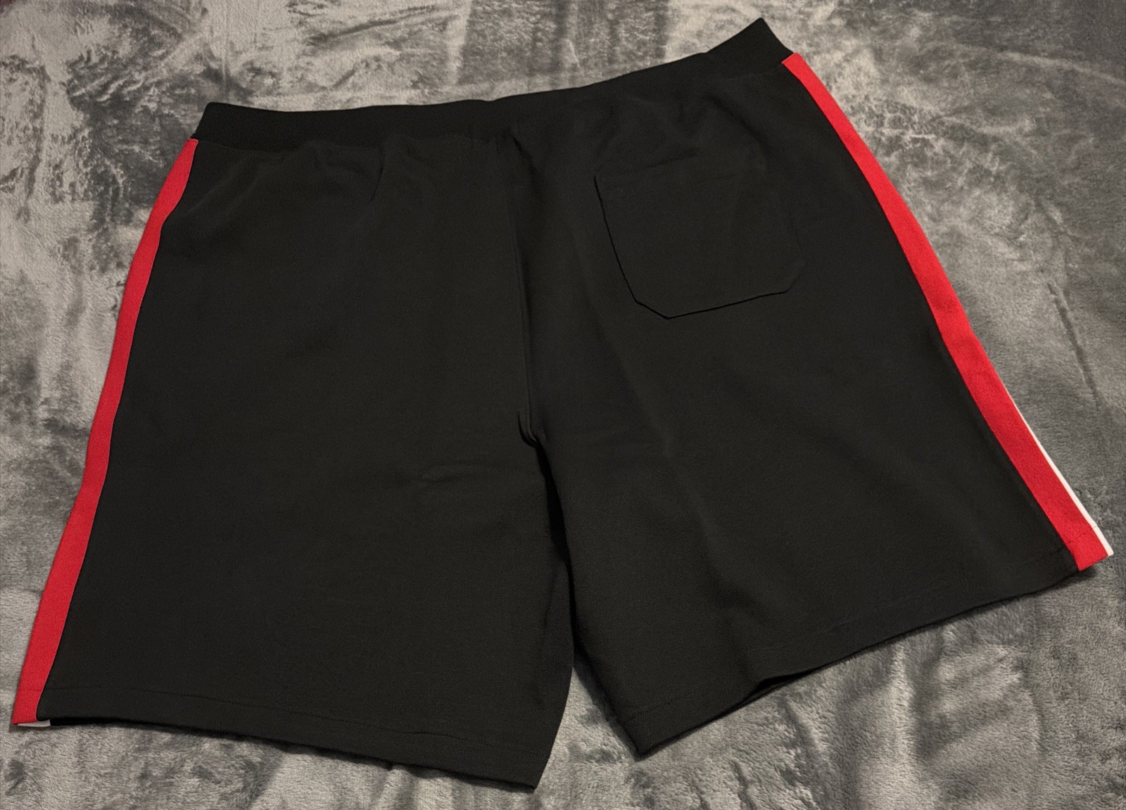 3XLT POLO RALPH LAUREN Men’s Black/red/white Shorts