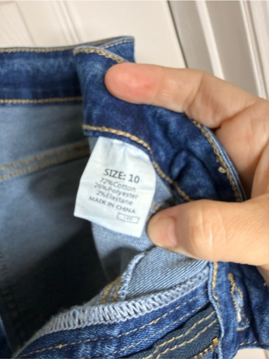 Y2K Flare Jeans Size 10 High Rise Wide Leg Dark Wash Stretch Denim Boho Western