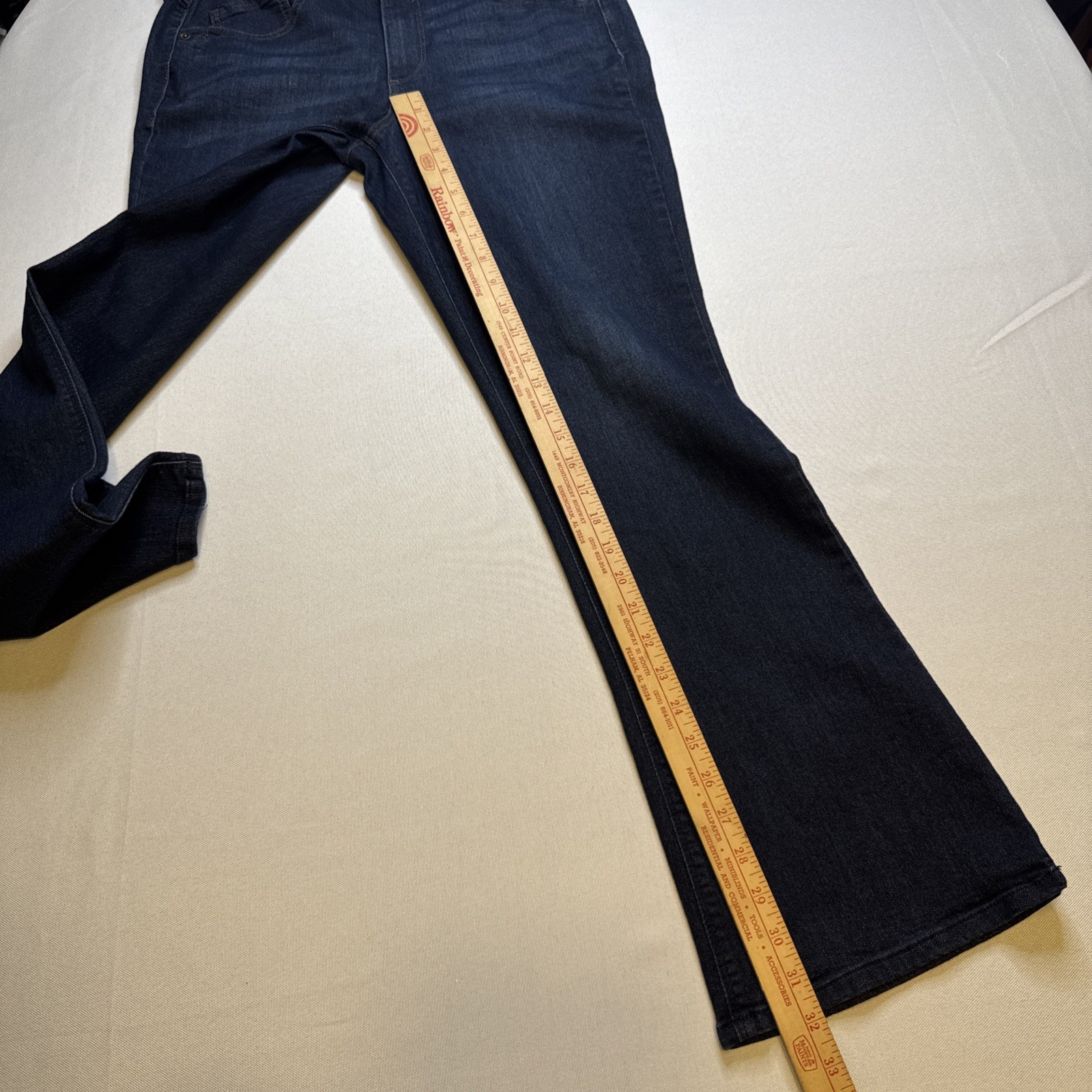 Wit & Wisdom Brittany Mid-Rise Baby Boot Jeans Size 12 Contour Shape Tech # 0067