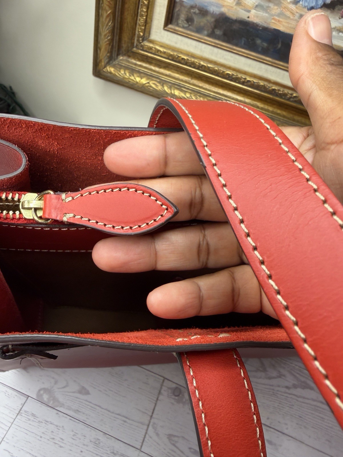 Dooney & Bourke Alto Tote – Red. Rare Find. New without tags. Pet/Smoke Free