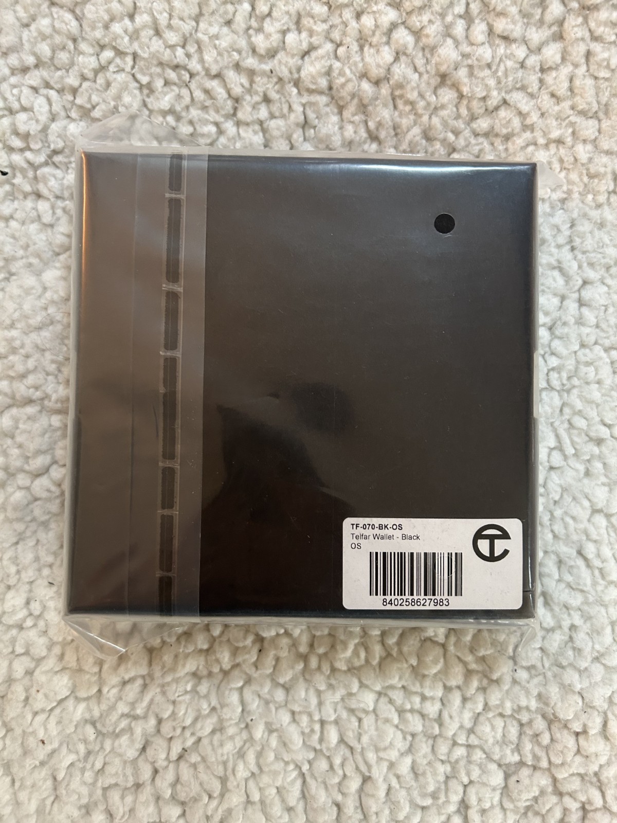 Telfar Black Zip-Around Logo Wallet NEW – Super cute and great design – Qty Disc