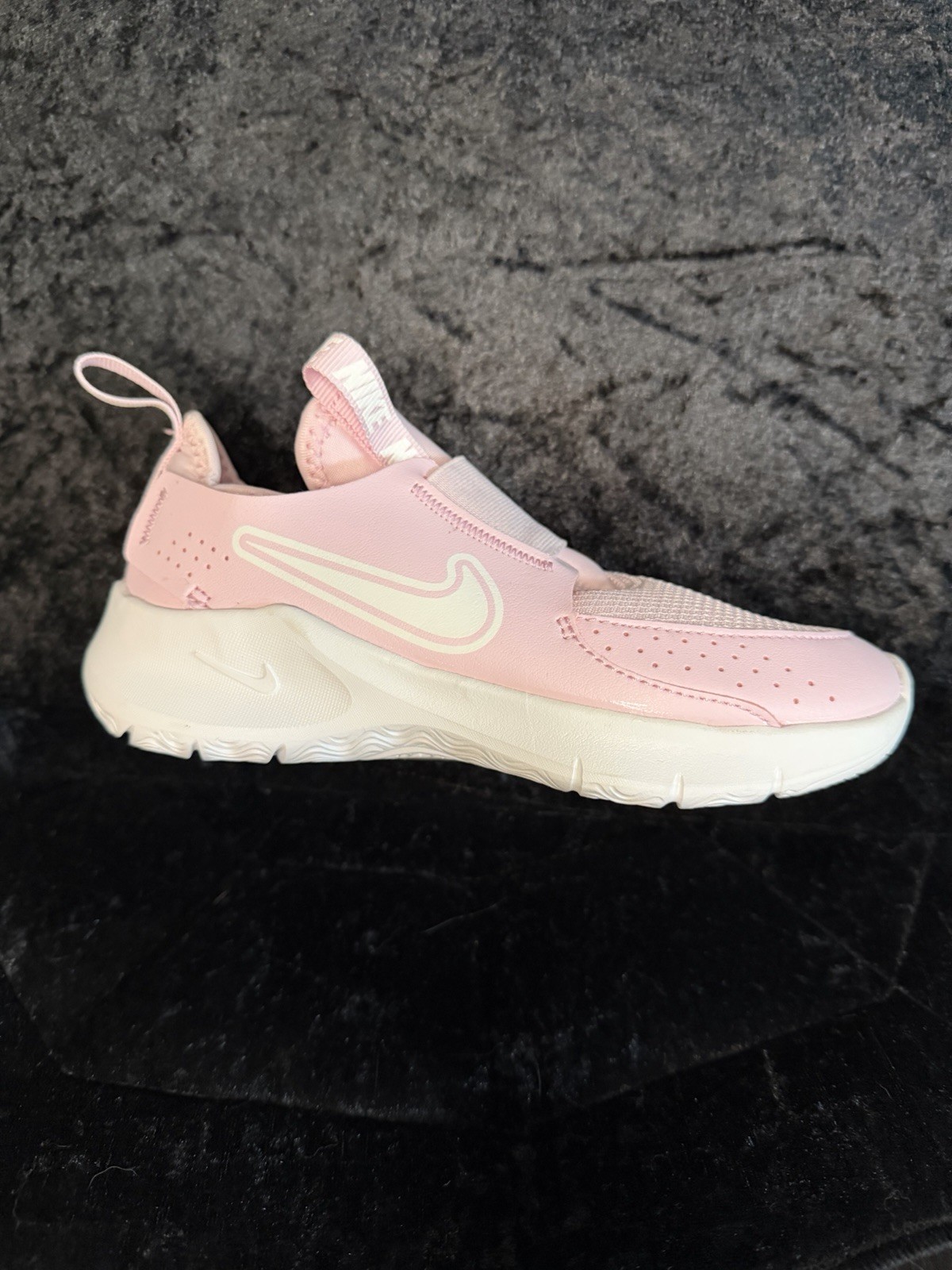 Nike Flex Runner Unisex Kids Slip-On Sneakers Pink/White US 12.5C