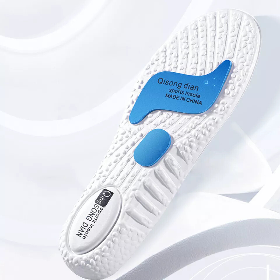 Elastic Orthotic Insoles Insert Shoes Sport Running Padded Arch Support Cushion