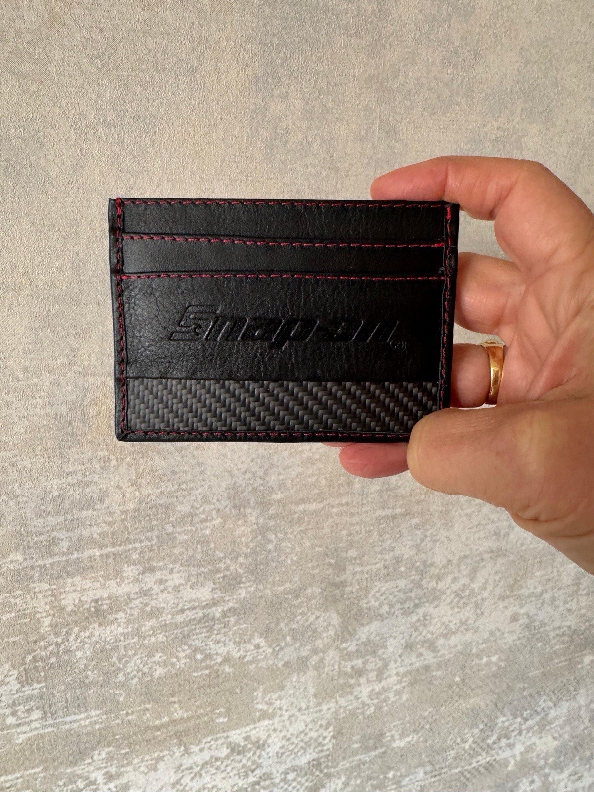 Snap-on Leather Slimline Wallet – RFID Blocking – Full Grain Leather