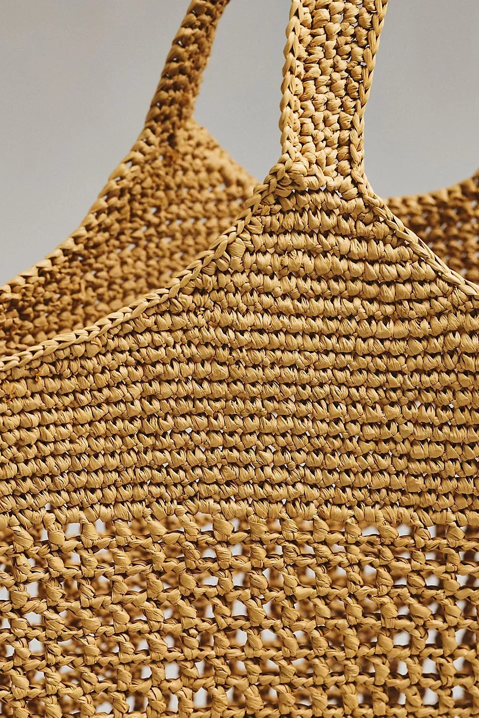 Anthropologie-Woven Slouchy Tote Bag