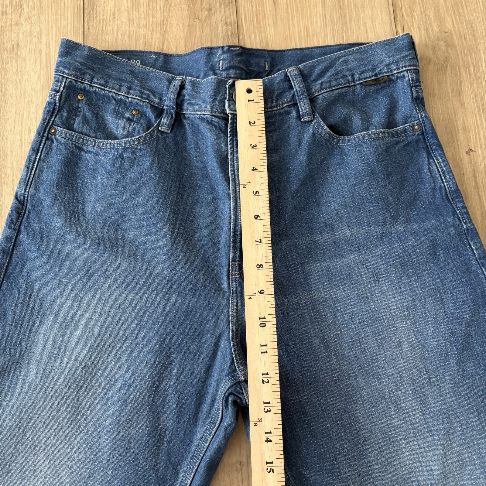G Star Raw Type 89 Loose Jeans Womens 27×32 Blue Denim High Rise Straight Leg