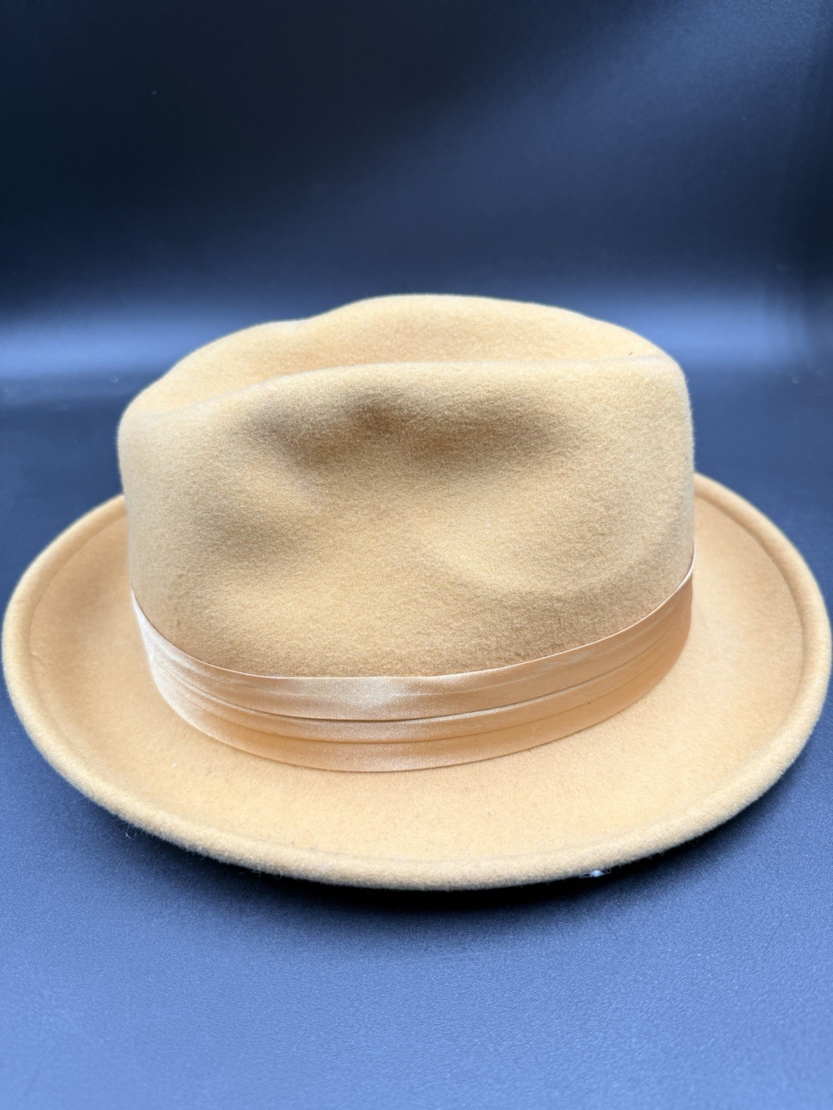 Bruno Capelo Luxury Camel Collection Fedora Hat Australian Wool Sz L