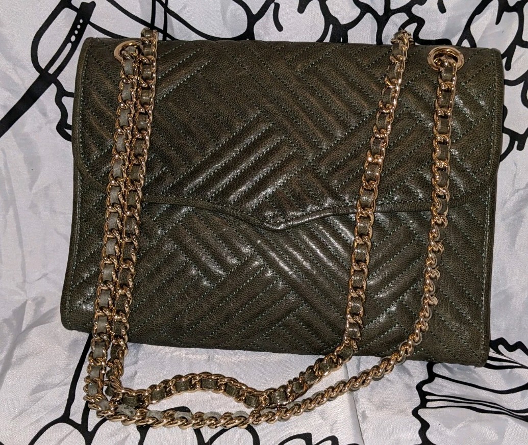 Rebecca Minkoff quilted shoulder bag Olive Green