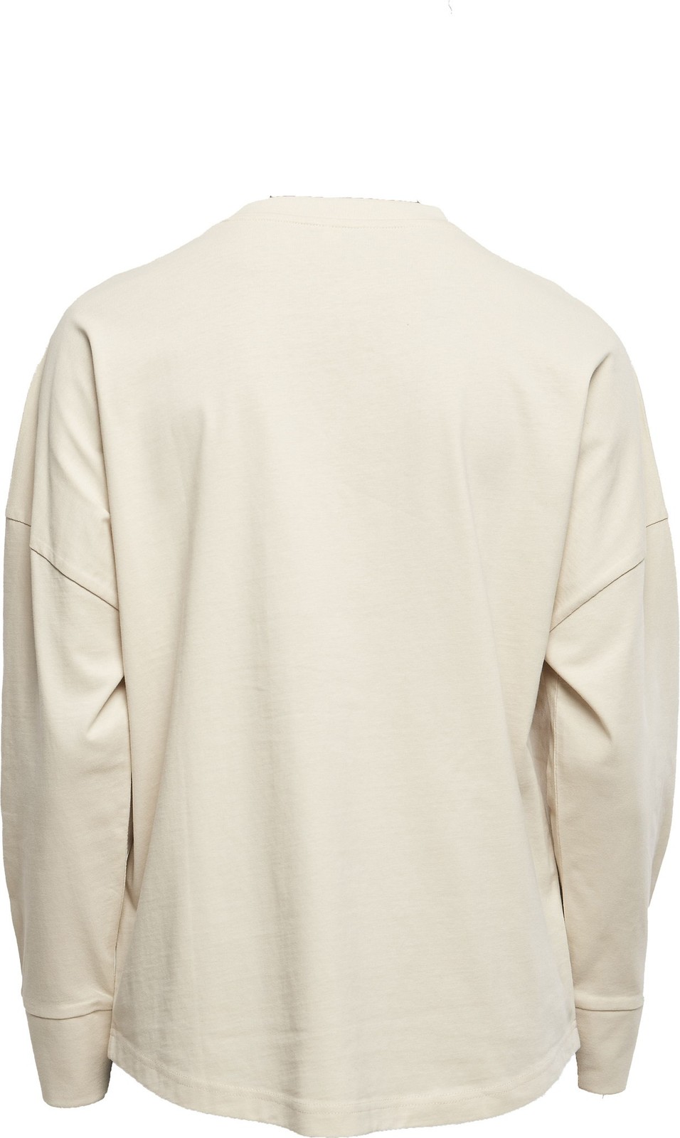 Build Your Brand Oversize cut on sleeve long sleeve – Round neck, Set-in sleeve