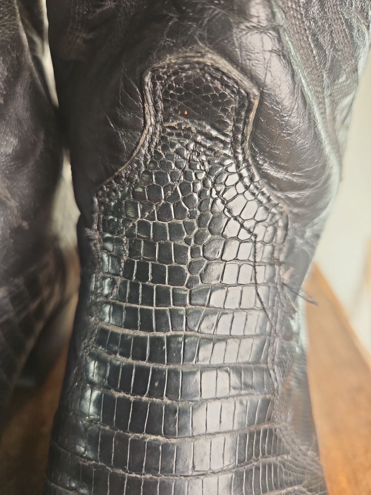 J. CHISHOLM Teju Lizard Handcrafted Leather Cowboy Boots #973 Men 8 C/D Beauties
