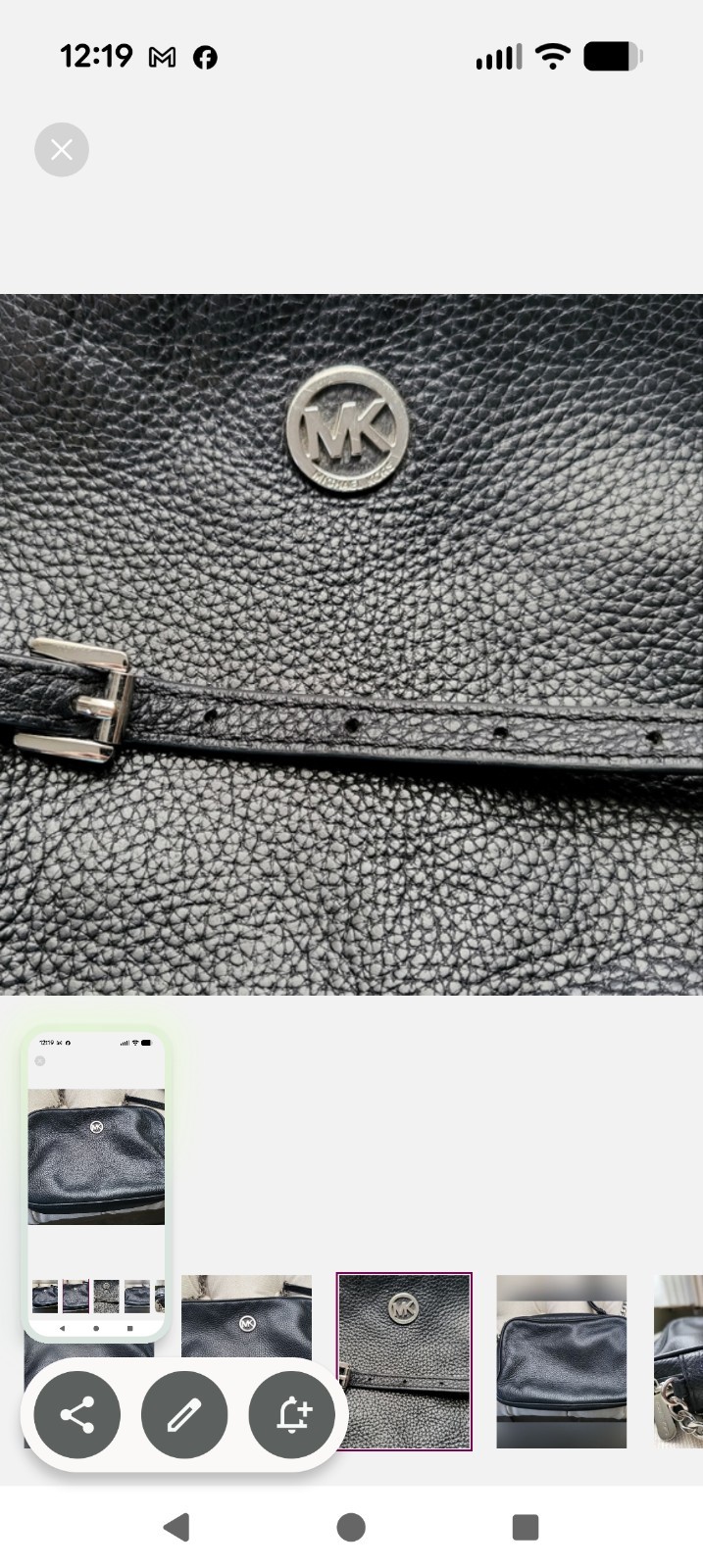 Michael Kors Black Crossbody Jet Set