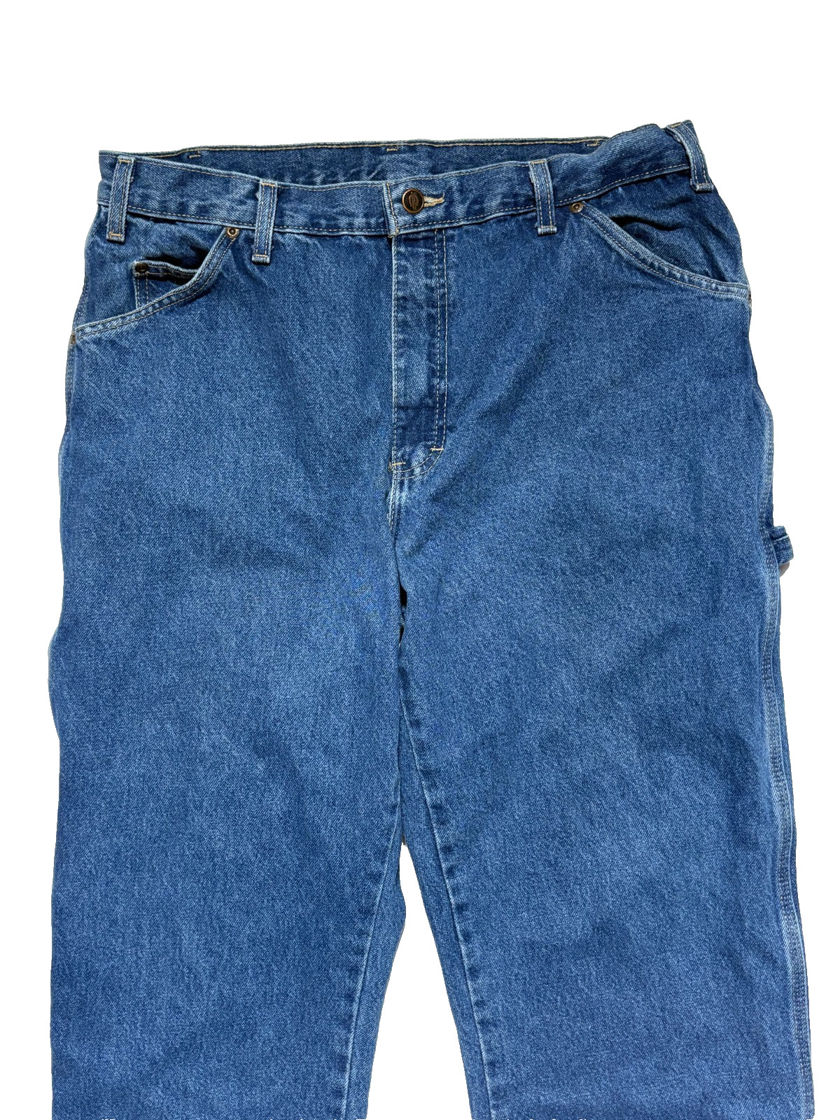 Dickies Carpenter Jeans Mens 36×30 Blue Denim Workwear Baggy Skater Pants