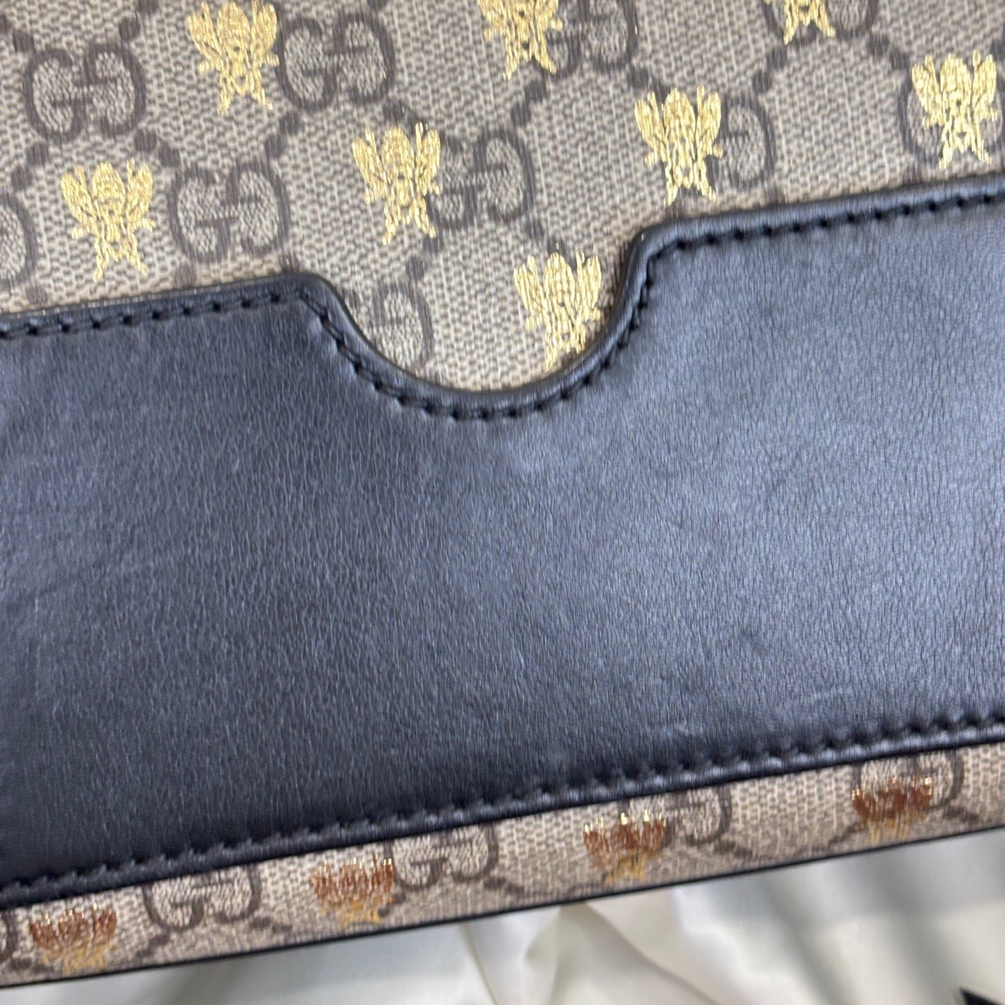 Gucci Pre-Owned Authentic Box Clutch Ebene 20x7x13 Free Tracked Shipping
