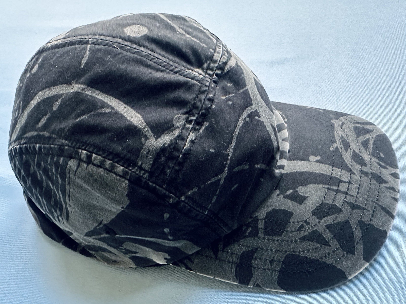 Futura Laboratories Atom Rings Hat Cap Black All Over Print FL Streetwear