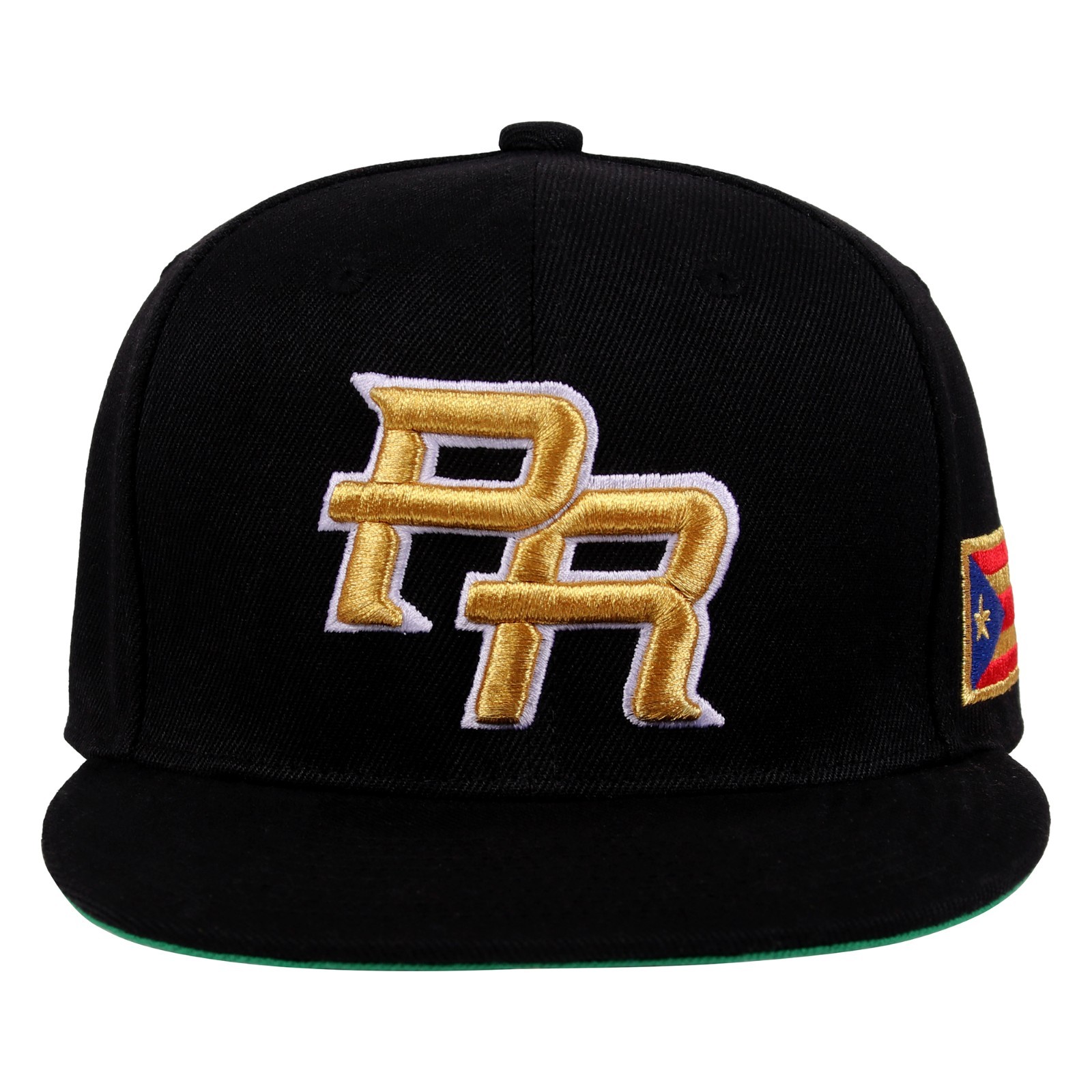 PR 3D Embroidered Baseball Cap Puerto Rico Flag Soft Crown Cotton Snapback Hat