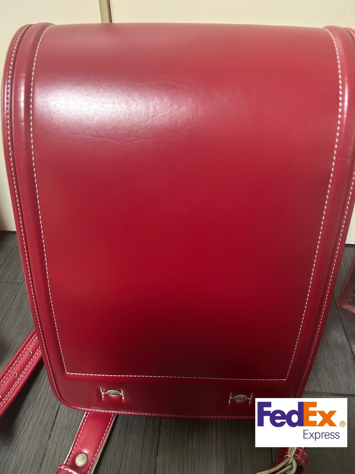 Randoseru Tsuchiya Kaban Kid’s School Bag Backpack Red × blue Used Japan
