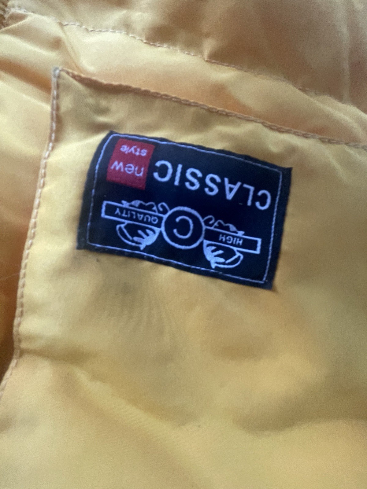 Northern Expedition Classic Model Yellow Parka Jacket Men’s Medium Hooded Coat