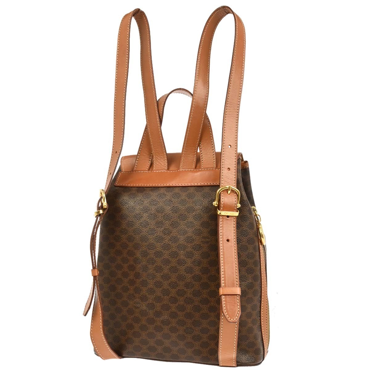 Celine Brown Macadam Backpack M95* 117075
