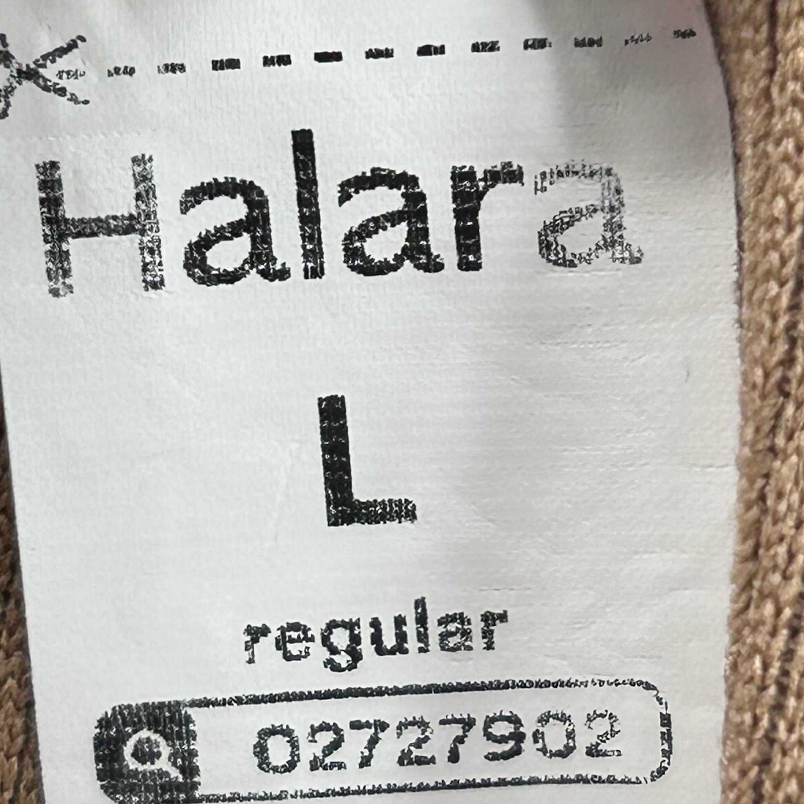 Halara Wide Leg Pleated Pants Women Sz Large Elastic Waist Brown Casual Pull On