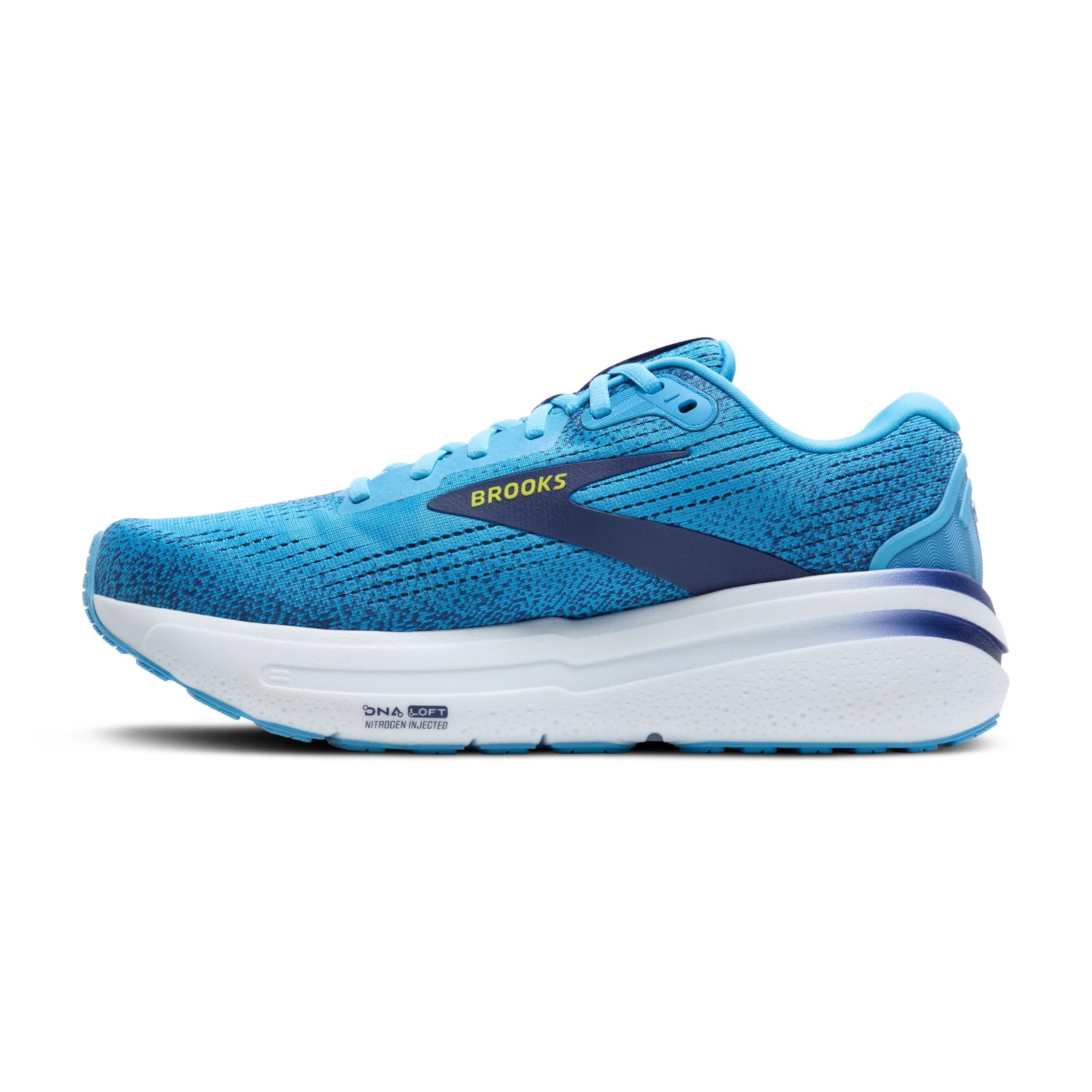 Brooks Men’s Ghost Max 2 Neutral Running & Walking Shoe – Bonnie Blue/Blue