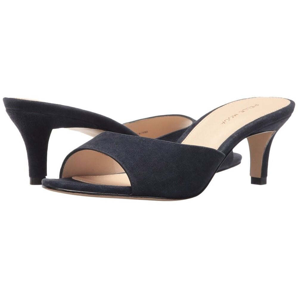 Bex Midnight Blue Suede Pelle Moda Slide Sandals