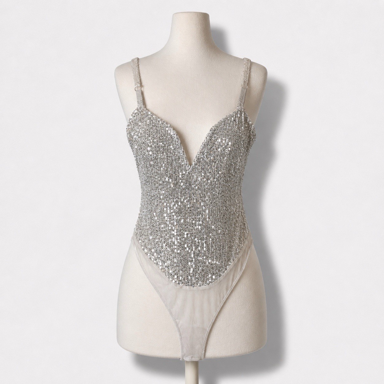 Intimately Free People Sequin Bodysuit Size Small Clean Excellent Condition Sexy