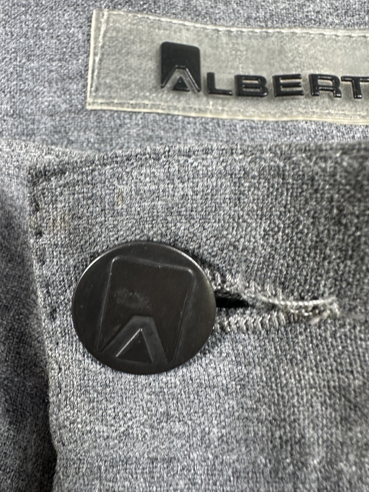 Alberto Comfort Fit Mens 52 Gray Relaxed Dress Pants Tom Ceramica
