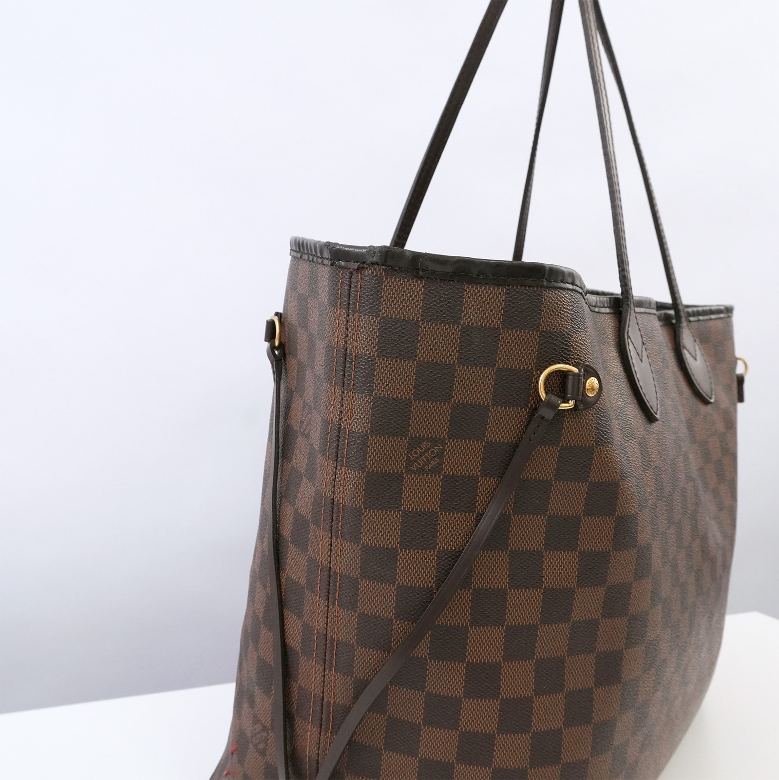 LOUIS VUITTON LV Damier Ebene Neverfull GM N51106 Tote Bag TJ0162 Auth #56818A