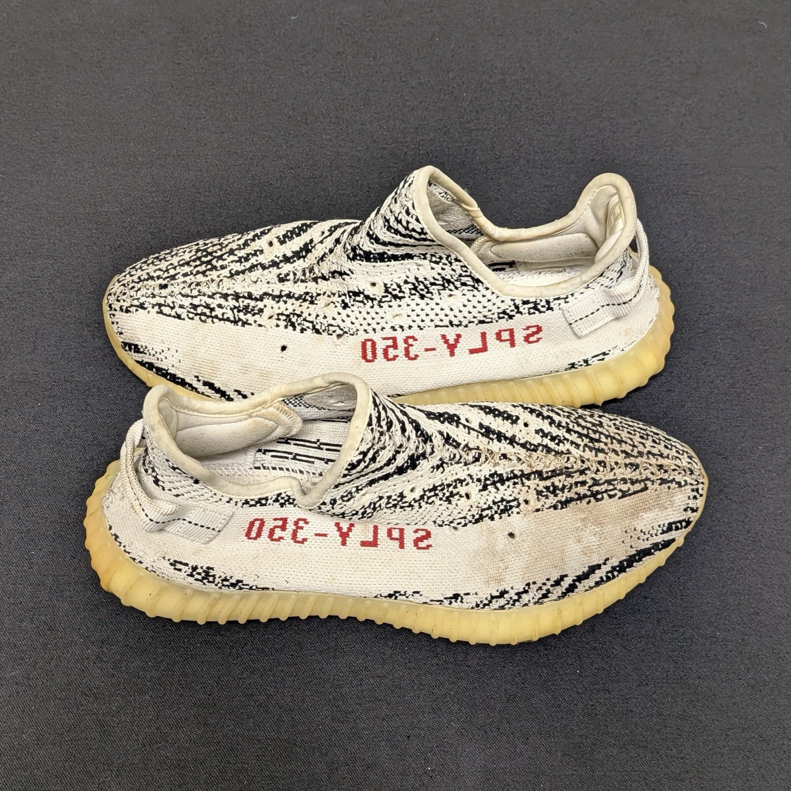 Pre-Owned 2017 adidas Yeezy Boost 350 V2 Zebra CP9654 US10.5