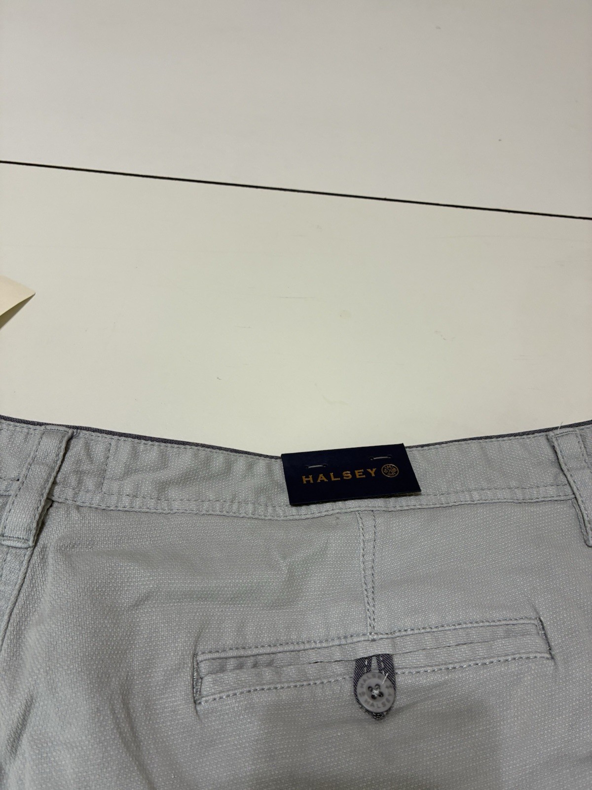 Halsey 44 Sport Shorts 42 Blu Slate Theodore Honey Comb Stretch Chino 10″ Inseam