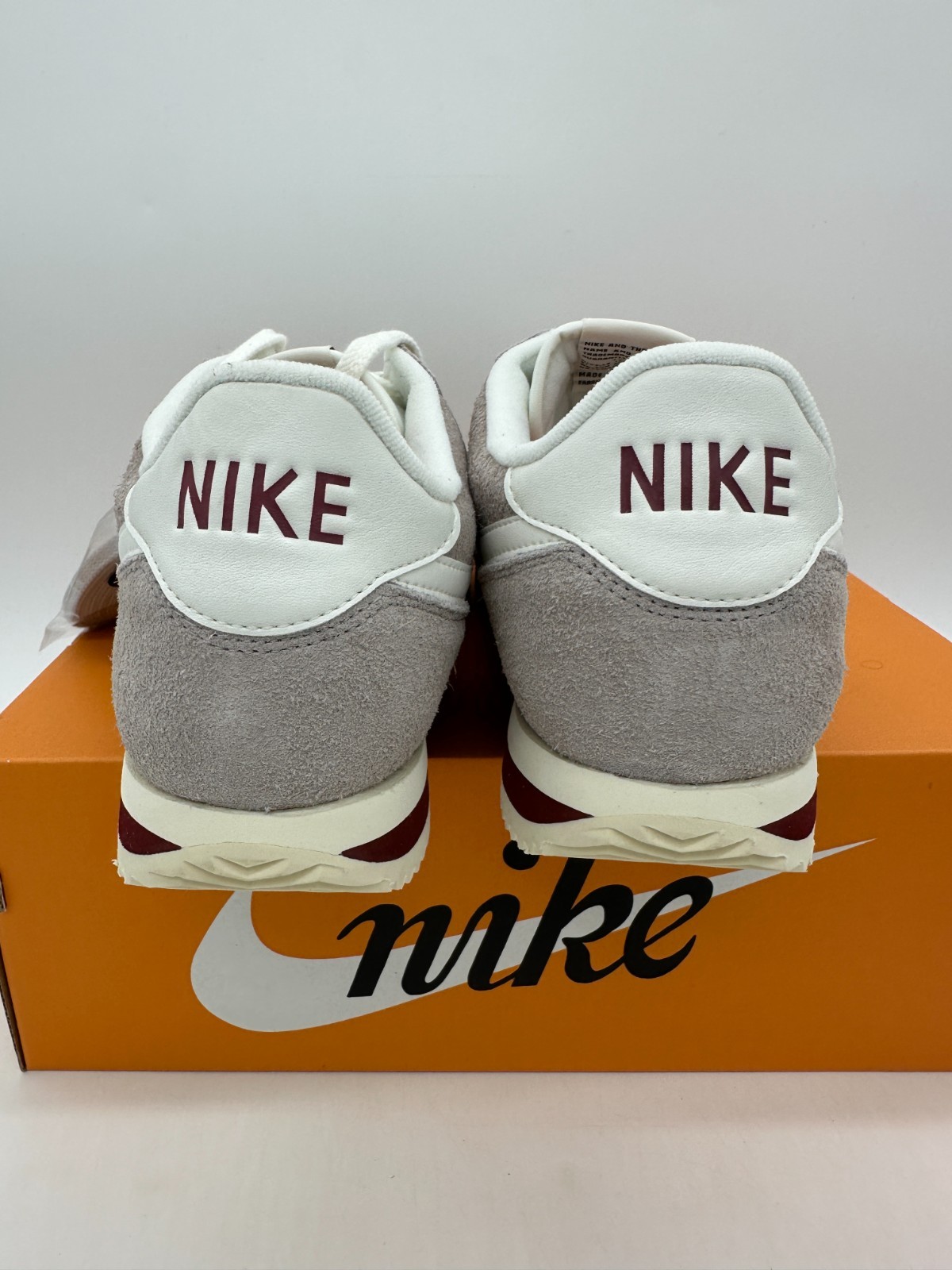 Nike Cortez men’s size 12 Grey Sail Suede Running Athletic Shoes HF3142 001