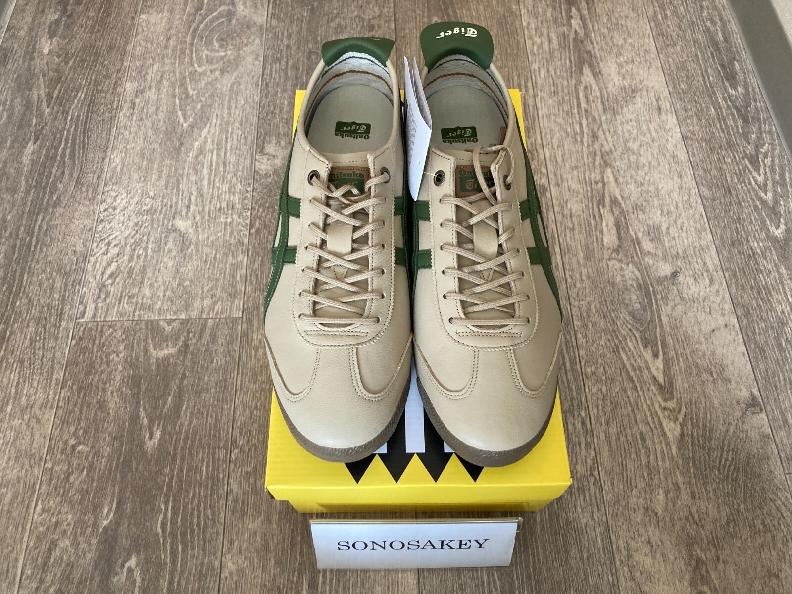Onitsuka Tiger MEXICO 66 SD 1183A872 254 BEIGE/GREEN New in Box
