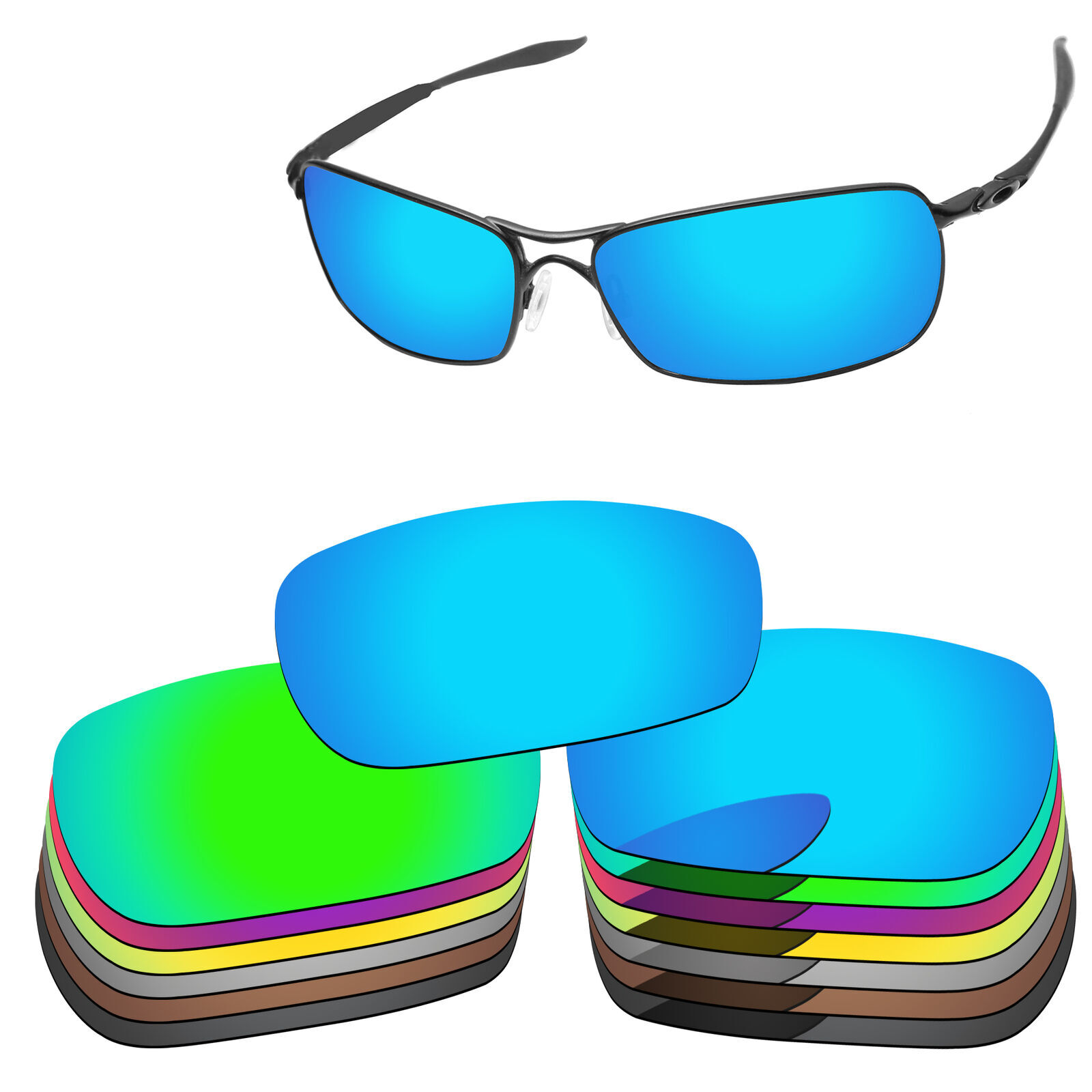 PapaViva Polarized Replacement Lenses For-Oakley Crosshair 2.0 OO4044 – Options
