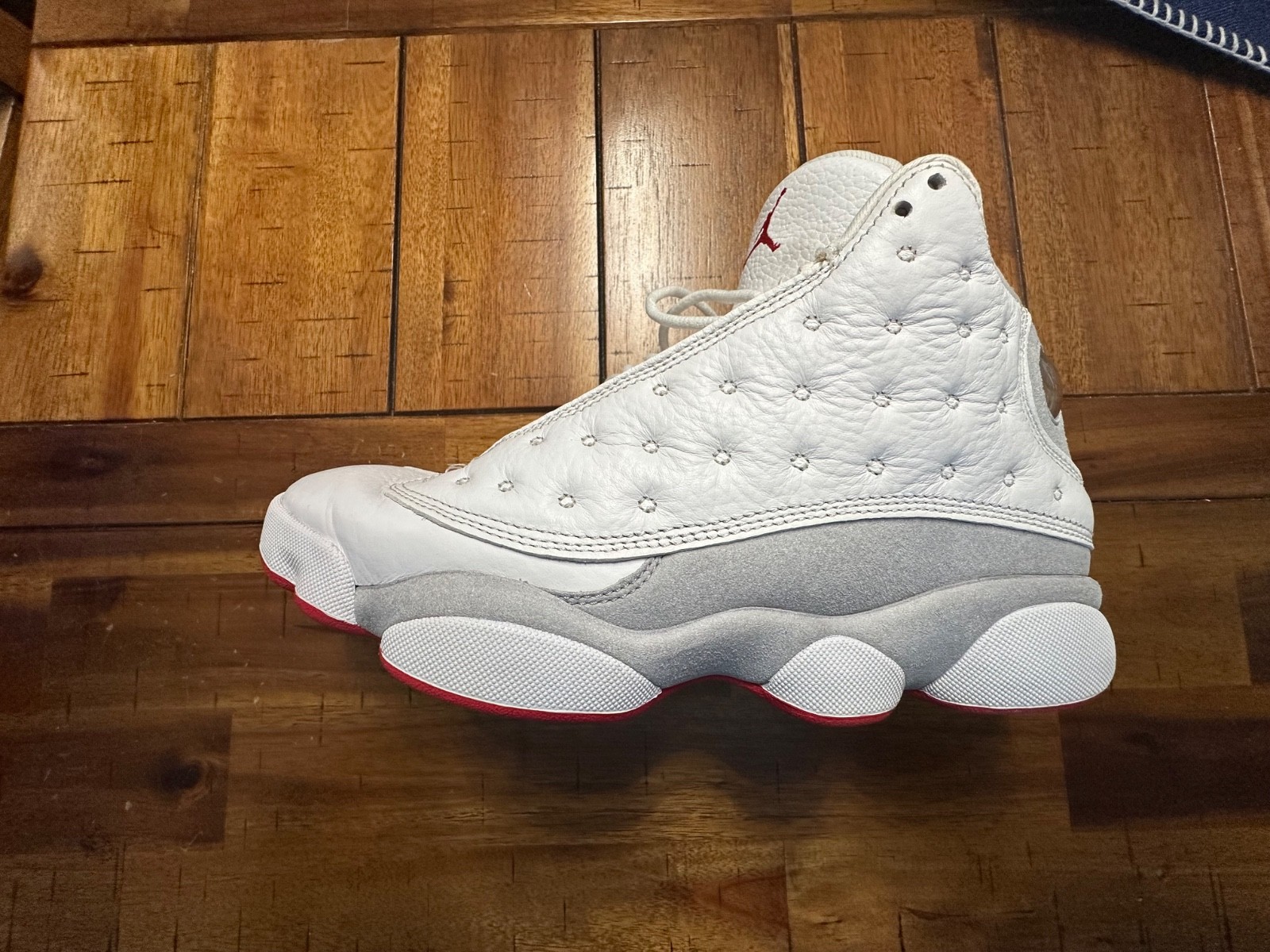 Size 8.5 – Air Jordan 13 Retro White Wolf Grey