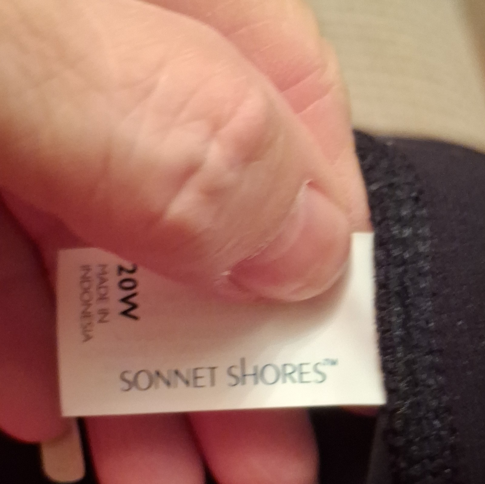 Sonnet Shores Black Swim Skirt Bottom Built-In Brief Lined Solid 20W