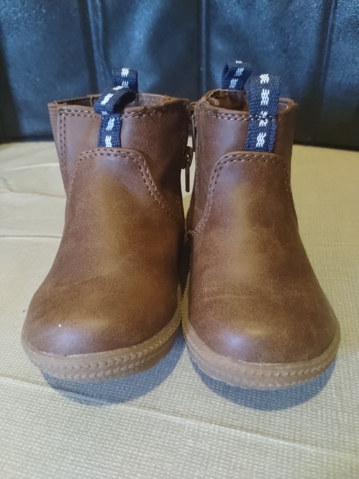 Toddler Boots Cat&Jack Size 5 Brown Zippered Or Pull on