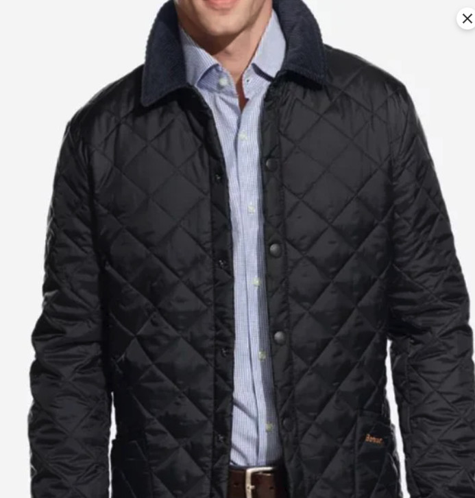 Barbour Heritage Liddesdale Quilted Jacket MSRP $ 260 in Black