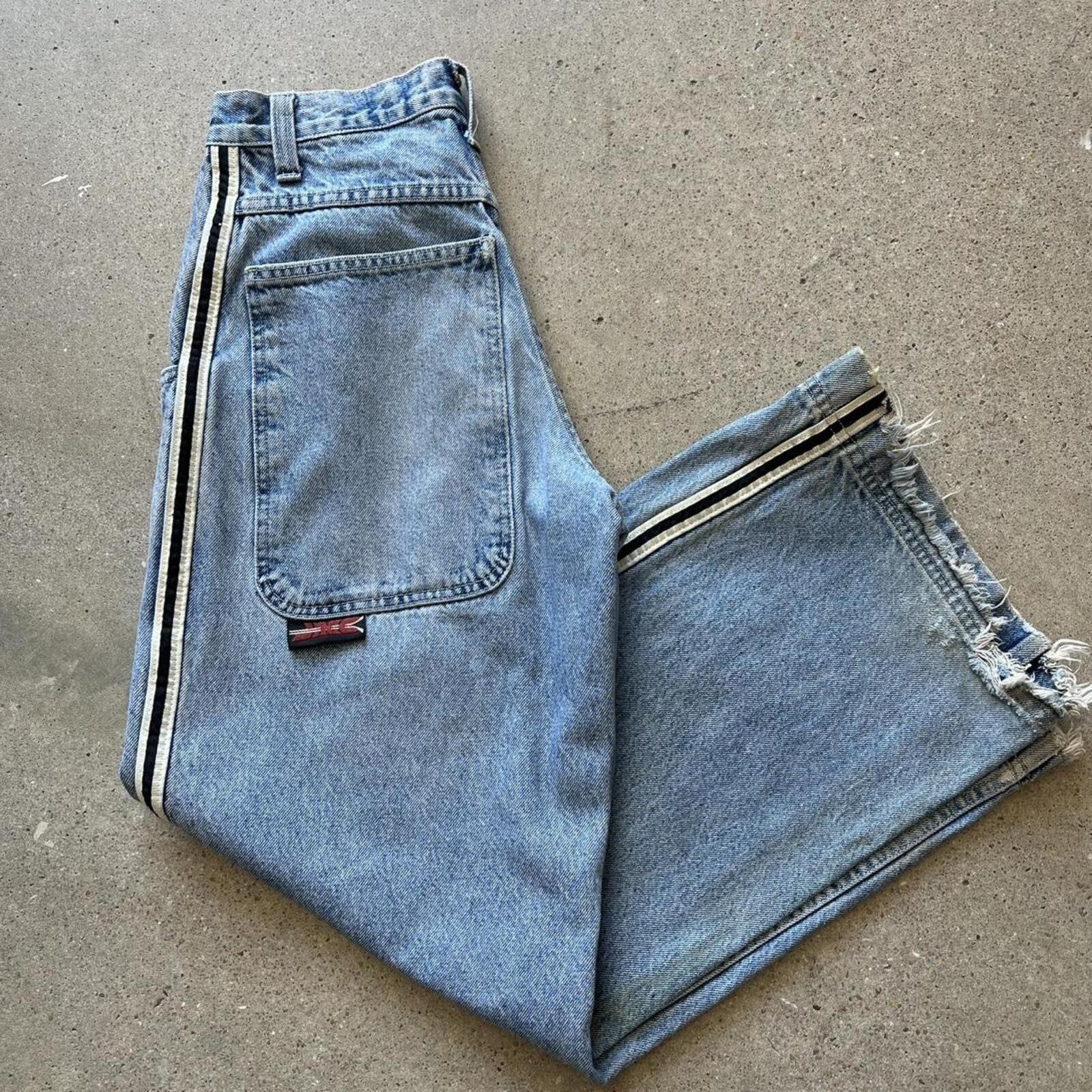 90s Jnco skunks blue jeans Size 28″