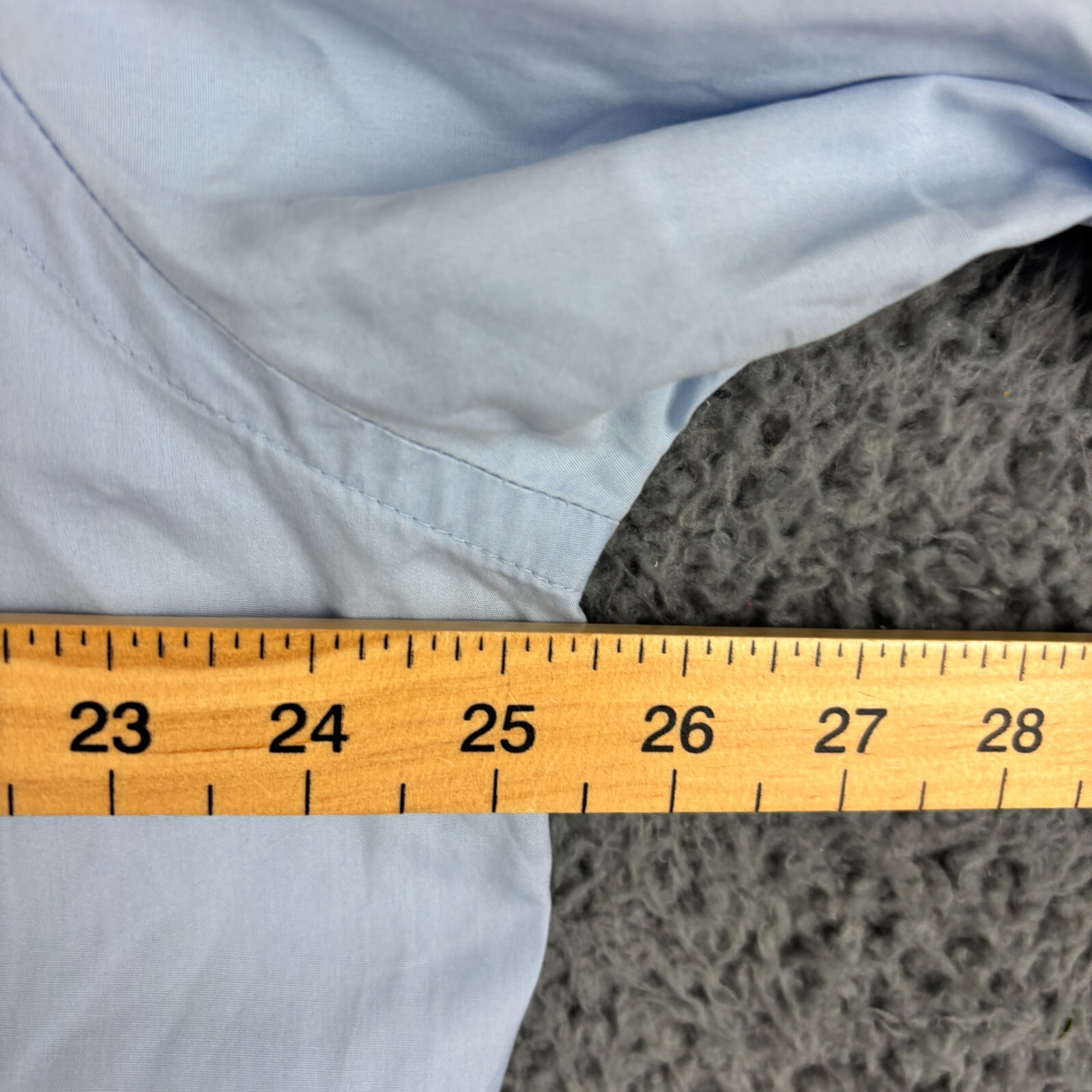 Stephen Lachter Shirt Men 16″ 50″ Chest Blue Dress Formal Double Cuff Savile