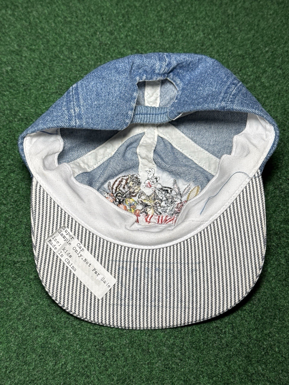 Looney Tunes Sample Hat Vintage Kids 90s RARE Baseball Cap Hat Cartoon Character