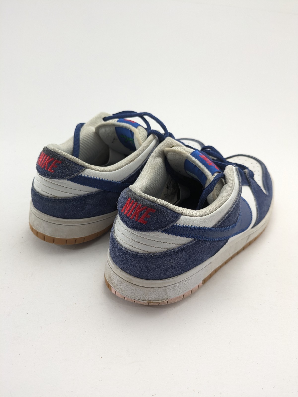Mens Nike SB Dunk Low Dodger Blue Leather Basketball Shoes DO9395-400 Size 11