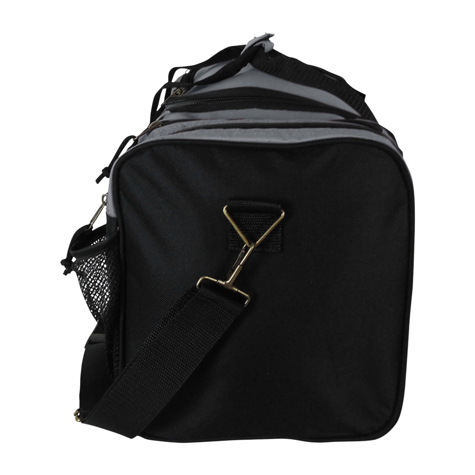 DALIX Brand New Duffle Bag Sports Duffel Bag in Black Gym Bag Gray