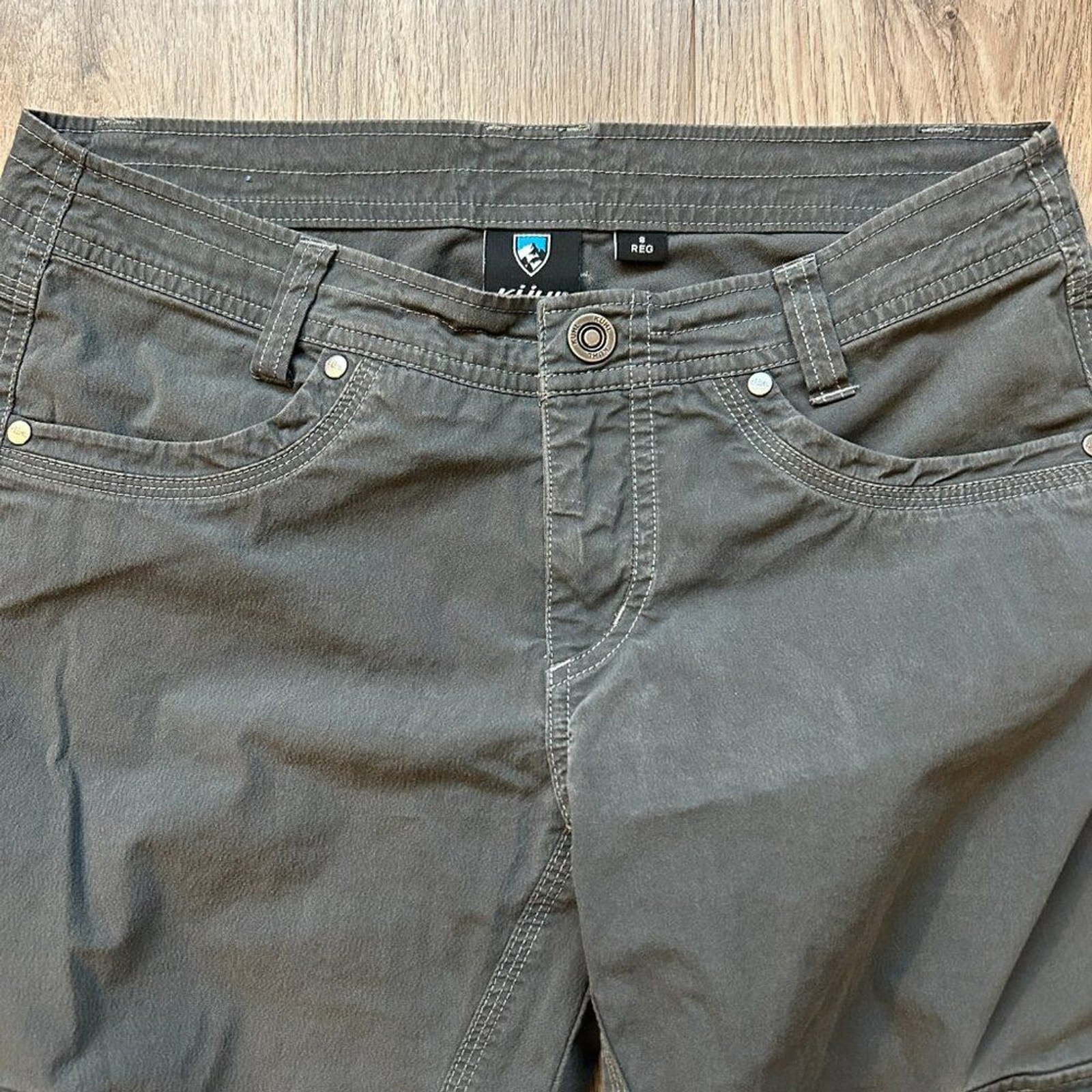 Kuhl Women’s Splash Roll Up Pants in Shadow Gray Size 8