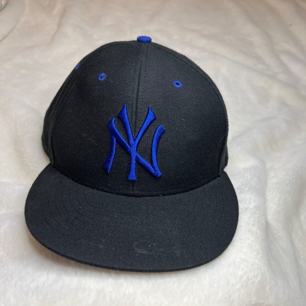 47 Brand Yankees Fitted Hat LOREDO Baseball Cap MLB Black Blue Adjustable Unique